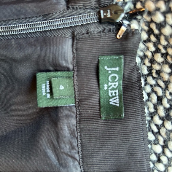 J.Crew wool, tweed skirt - Picture 3 of 4